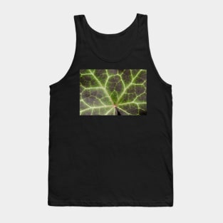 Leaf Lightning. Nature Photography Tank Top